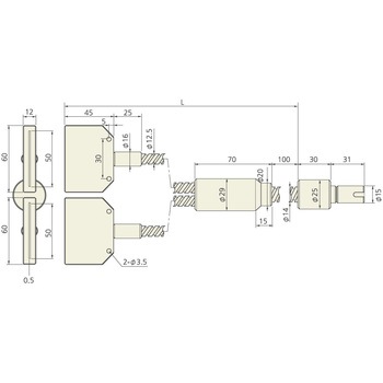 ライン型2分岐ライトガイド 発光長50mm Kenko(ケンコートキナー)