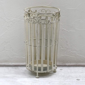 ブランティーク ホワイトアイアン傘ホルダー 住まいスタイル