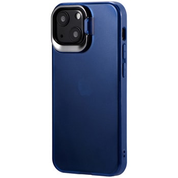 iPhone 13 mini スタンド付耐衝撃ハイブリッドケース「SHELL STAND」 カメラレンズ保護 ストラップホール付 LEPLUS