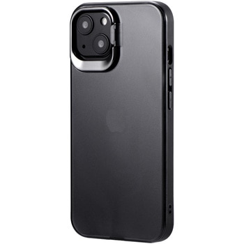iPhone 13 スタンド付耐衝撃ハイブリッドケース「SHELL STAND」 カメラレンズ保護 ストラップホール付 LEPLUS