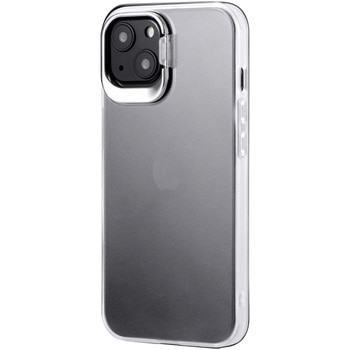 iPhone 13 スタンド付耐衝撃ハイブリッドケース「SHELL STAND」 カメラレンズ保護 ストラップホール付 LEPLUS