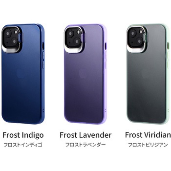iPhone 13 スタンド付耐衝撃ハイブリッドケース「SHELL STAND」 カメラレンズ保護 ストラップホール付 LEPLUS