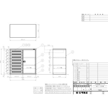 KU-CBⅢ 工具管理ユニット 1台 サカエ 【通販サイトMonotaRO】