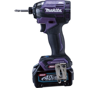 超激得安いmakita 40V Max 電動インパクトドライバー TD001GDX オーセンティックパープル バッテリー2個付属 ☆ マキタ 電動工具セット