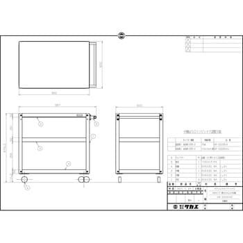 GR-200SU4 ステンレススーパーワゴン(SUS430) 1台 サカエ 【通販サイト