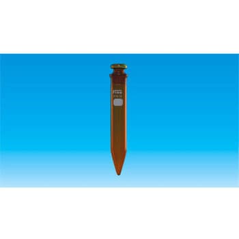 Fine共栓沈殿管 茶 目盛無 10入 TGK(東京硝子器械)