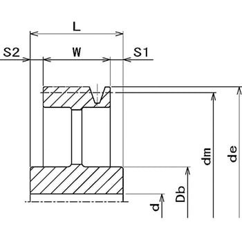 24×A2 NS 標準 Vプーリー A-2 1個 カネミツ 【通販サイトMonotaRO】