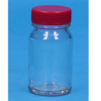 規格瓶 #6 赤Cap栓付 55mL 180本 TGK(東京硝子器械)