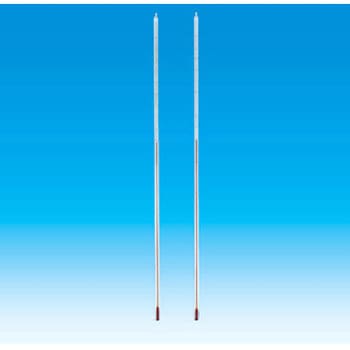 赤液棒状温度計 脚長 900L 東亜計器