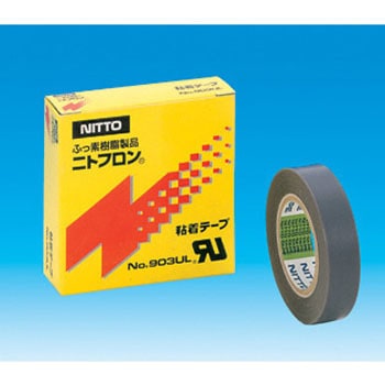 日東電工 日東 にとふろン粘着てープ No.903UL 0.08mm×75mm×10m 1巻(903X08X75) 目安在庫=○ 903X08X75 DIY・工具 日東 にとふろン粘着てープ No