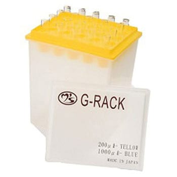 ガラスチップ入ラック 20本付 TGK(東京硝子器械)