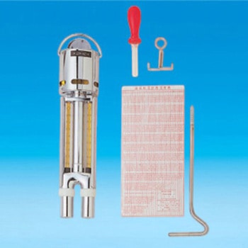 小型アスマン通風乾湿計用温度計 一般品 TGK(東京硝子器械)