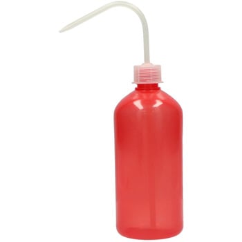 カラー洗浄びん 500mL LDPE TGK(東京硝子器械)