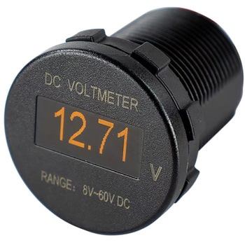 DVM-1 デジタル電圧計 マリンテック 直径28mm寸法53mm DVM-1