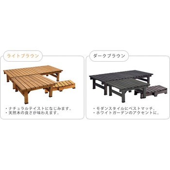 デッキ縁台 3点セット 住まいスタイル