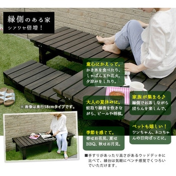 デッキ縁台 ステップセット 住まいスタイル