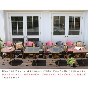 スクエアテーブル3点セット「プレジール」 住まいスタイル