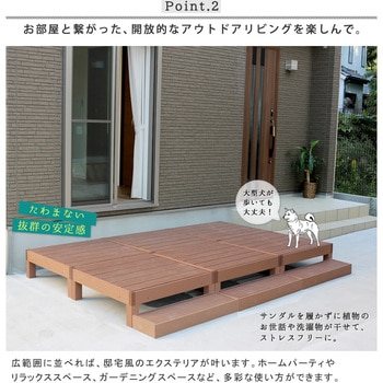 人工木ウッドデッキ ecofeel(エコフィール) 住まいスタイル