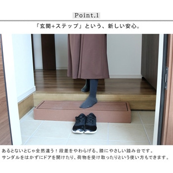 人工木ウッドデッキ ecofeel(エコフィール) ステップセット 住まいスタイル