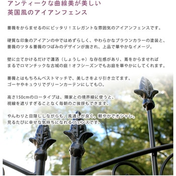 アイアンローズフェンス150 ロータイプ 住まいスタイル