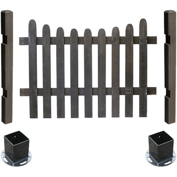 ピケットフェンスU型基本セット(平地用) 住まいスタイル