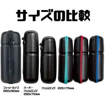 R250 ツールケース ファットタイプ カーボン柄/ブラックファスナー R250
