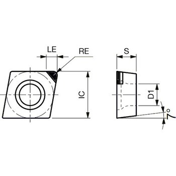 チップ 1QP-CCGT-NSCCGT-NS タンガロイ 旋盤用チップひし形 【通販