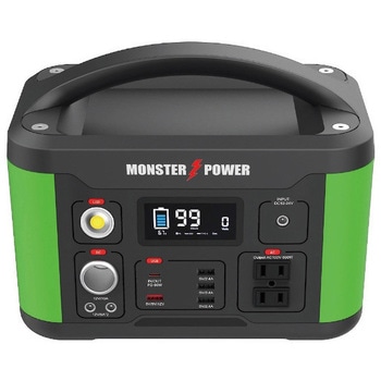 大容量ポータブル電源 MONSTER POWER500 阿部商会