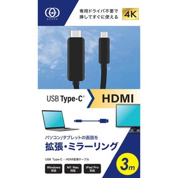 変換ケーブル(USB Type-C→HDMI) GOPPA