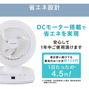 PCF-BD15T-A サーキュレーターDCモーター 1個 アイリスオーヤマ 【通販