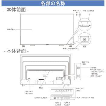 ILD-B65UHDS-B 4K液晶ディスプレイ 65V型 アイリスオーヤマ ブラック