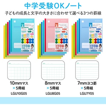 中学受験OKノート 5冊組 日本ノート