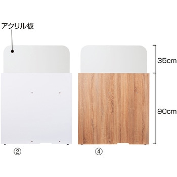 木製ローカウンターH70cm用仕切りパネル ストア・エキスプレス