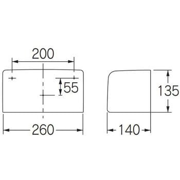 208-104-D ペーパータオルボックス 1個 カクダイ 【通販モノタロウ】