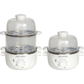 ゆで玉子名人&かんたん蒸し器(2段) ANABAS