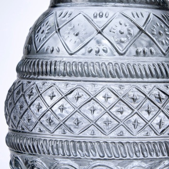 アラベスク模様や動物が細密装飾された青銅製アンティーク花瓶 アラベスク模様や動物が細密装飾された青銅製アンティーク花瓶