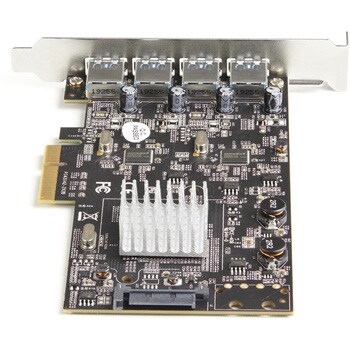 PEXUSB314A2V2 4ポートUSB-A増設PCI Expressインターフェースカード/4