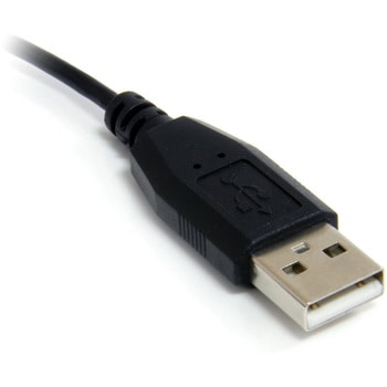 USBマイクロB ケーブル 1.8m Type-A(オス) - L型右向きMicro-B(オス) StarTech.com