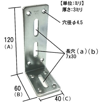 モリギン ユニクロ万能L型金具 ACE(エース)