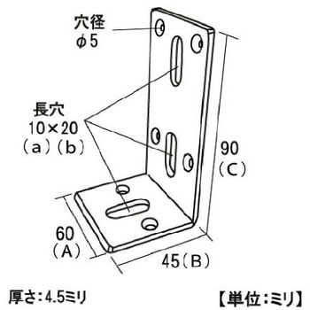 モリギン 巾広不等辺金具 ACE(エース)