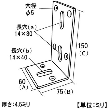 モリギン 巾広不等辺金具 ACE(エース)
