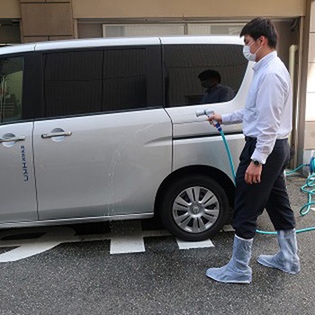 シューズカバー(ファスナー付) エスコ