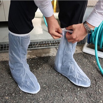 シューズカバー(ファスナー付) エスコ