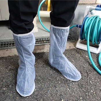 シューズカバー(ファスナー付) エスコ