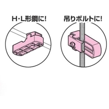 H・L・C形鋼用 ビームラックル(吊ボルト用 エスコ