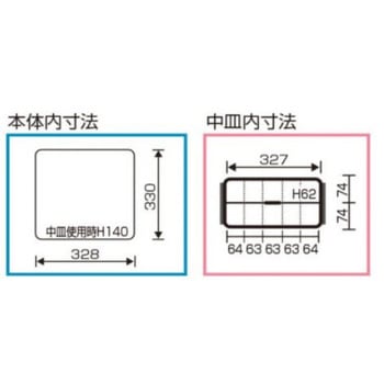 工具箱(中皿付) エスコ