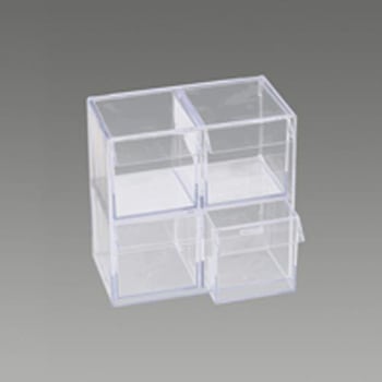 小物ケース(2列2段/スチロール製) エスコ