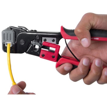 圧着ペンチ(モジュラー端子用) エスコ