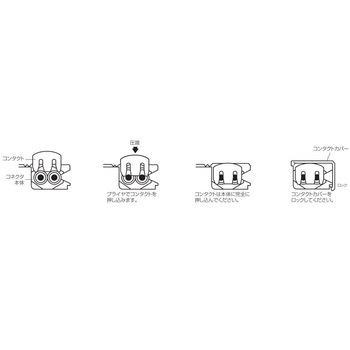 プライヤーコネクター エスコ