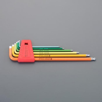 六角棒レンチ(ボールポイント付・ロング) - エスコ